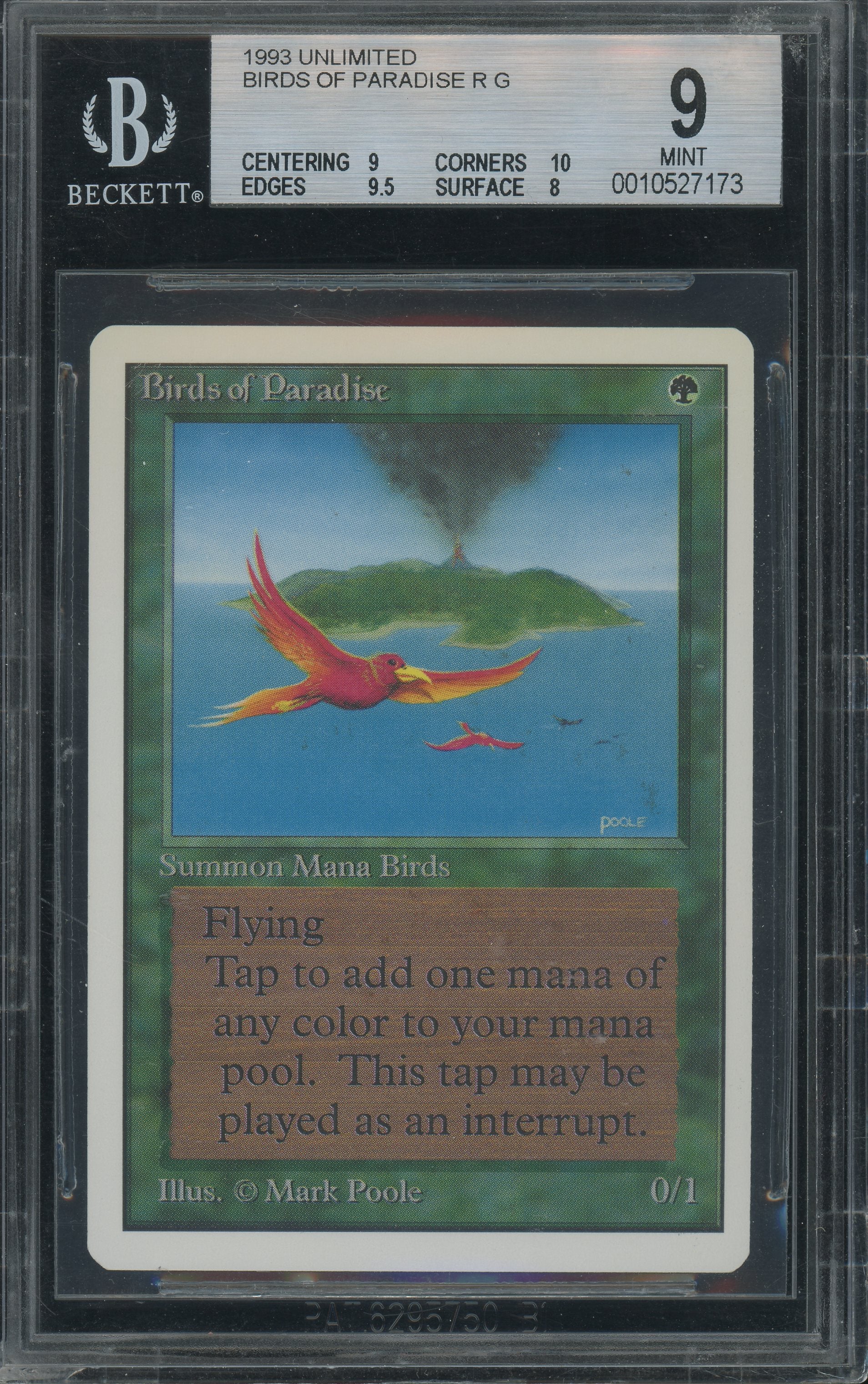 unlimited mtg cards Birds of Paradise - Unlimited BGS 9