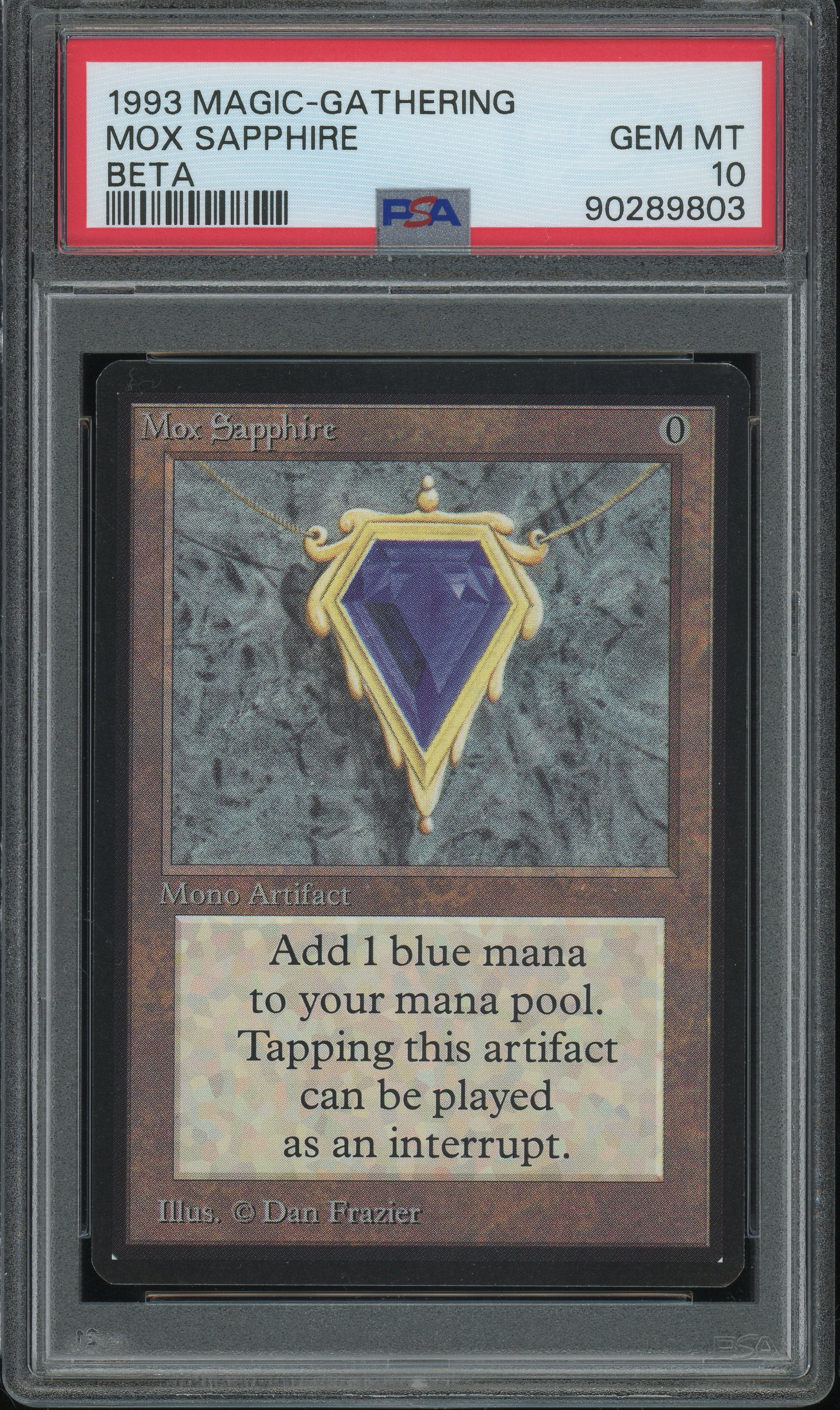 psa 10 mtg cards Mox Sapphire - Beta PSA 10