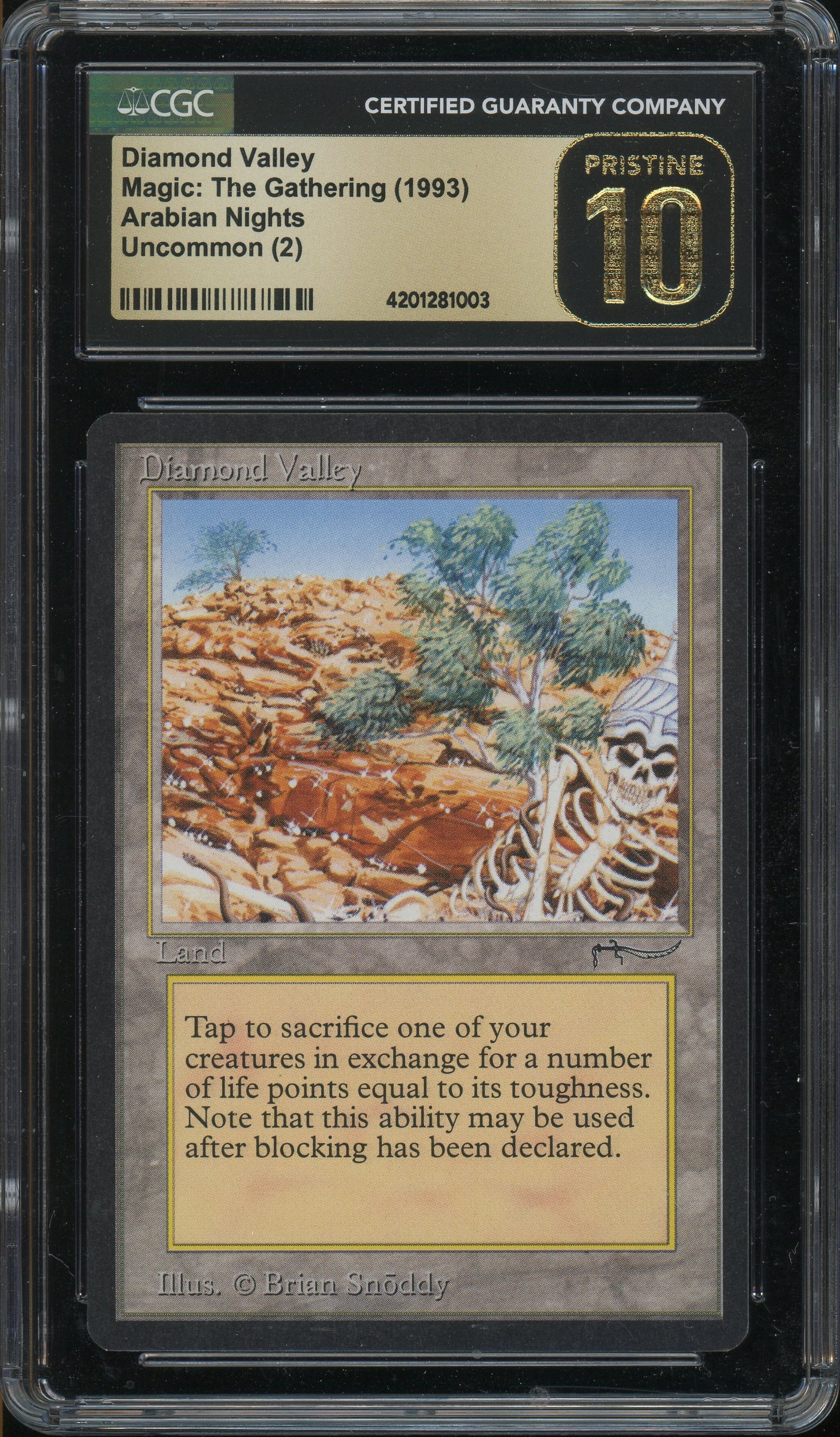 Diamond Valley - Arabian Nights CGC 10 Pristine - 4201281003