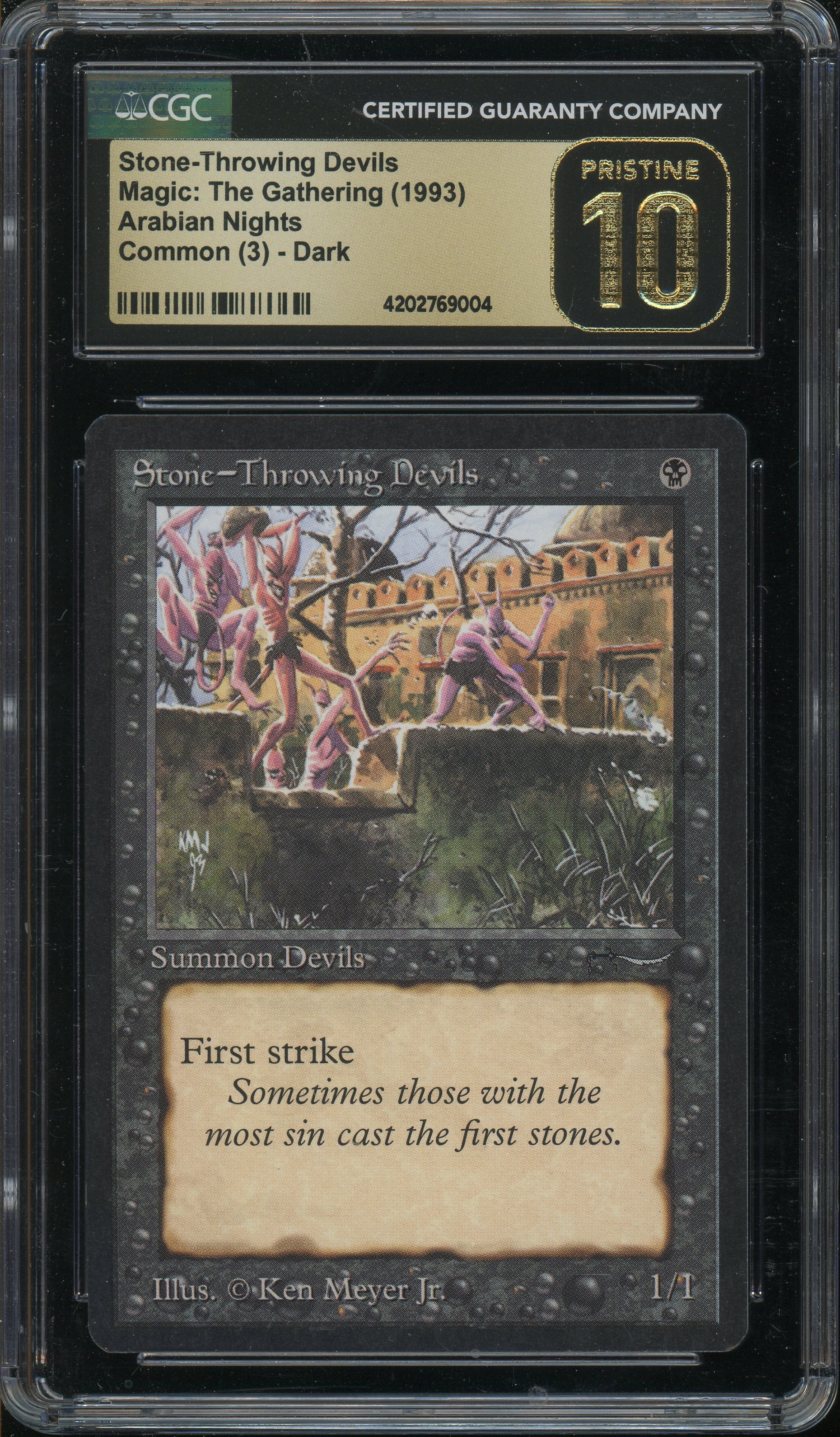 stone throwing devils mtg card Sold at Auction: Magic the Gathering TCG. 2x Stone-Throwing Devils, Arabian Nights. . Light play