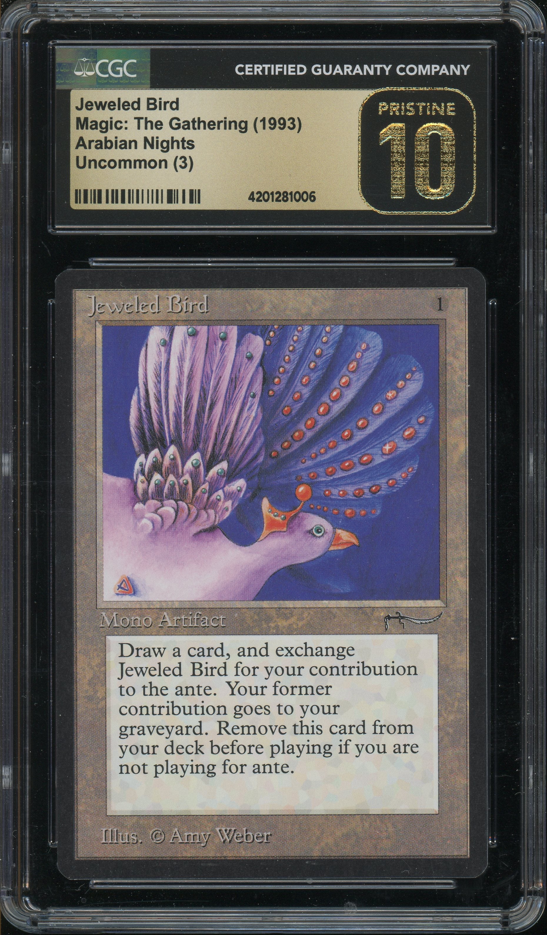 Jeweled Bird - Arabian Nights CGC 10 Pristine - 4201281006 Pristine Collectibles Jeweled Bird - Arabian Nights CGC 10 Pristine - 4201281006 Pristine Collectibles