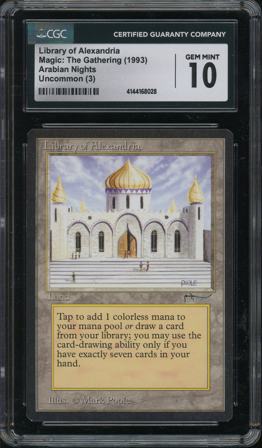 Library of Alexandria - Arabian Nights CGC 10 Gem Mint - 4144168028