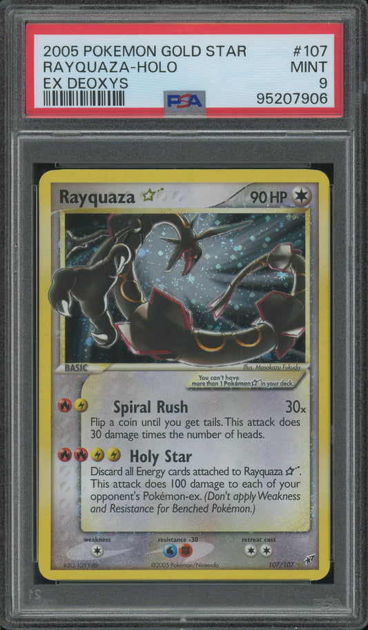 Rayquaza - EX Deoxys PSA 9 - 95207906