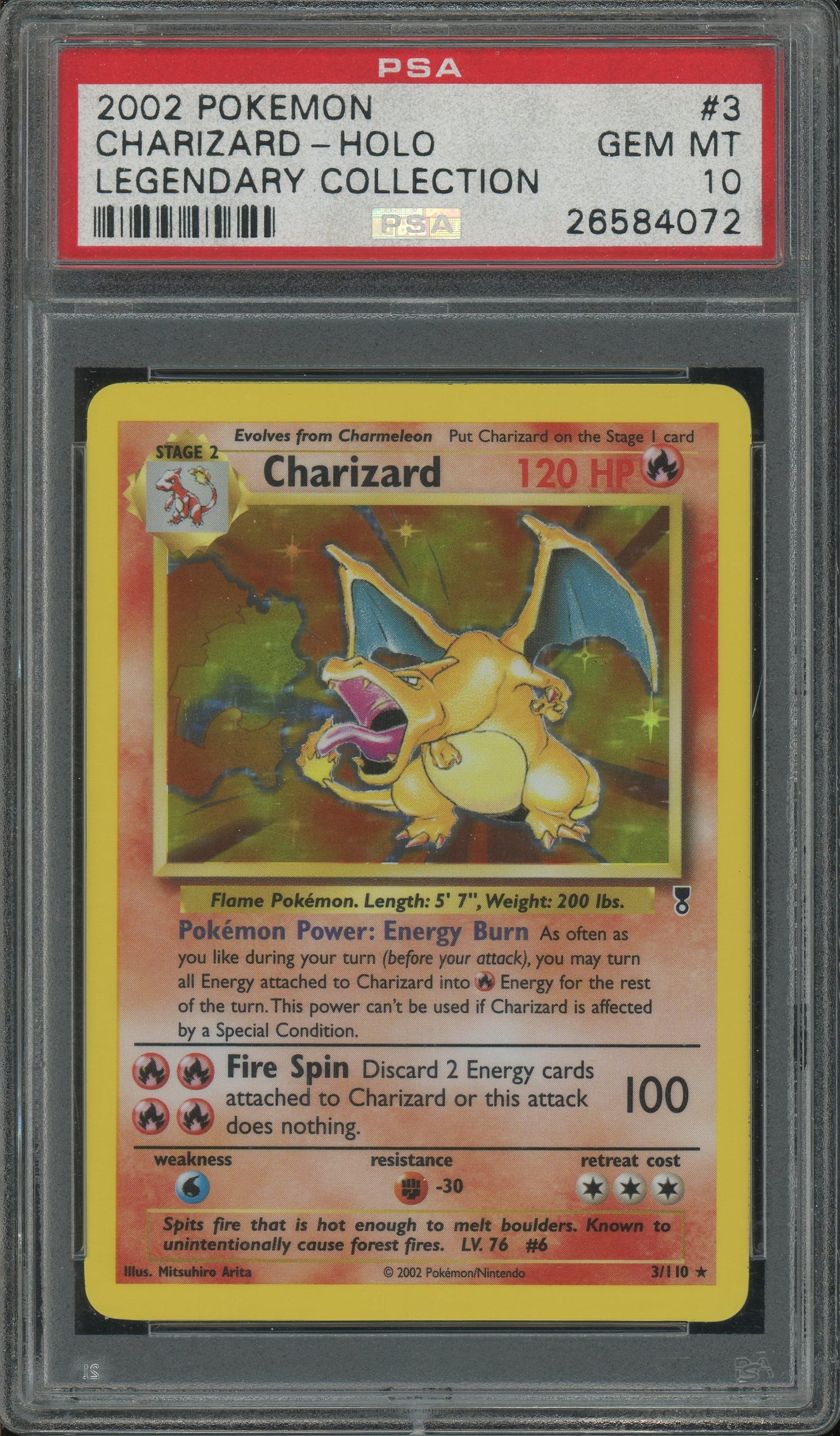 Charizard - Legendary Collection PSA 10 - 26584072