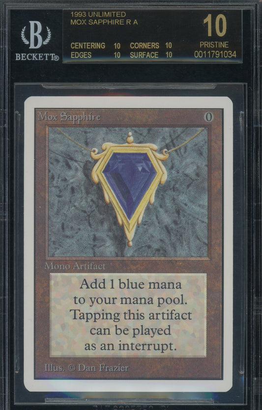 Mox Sapphire - Unlimited BGS 10 Black Label - 11791034