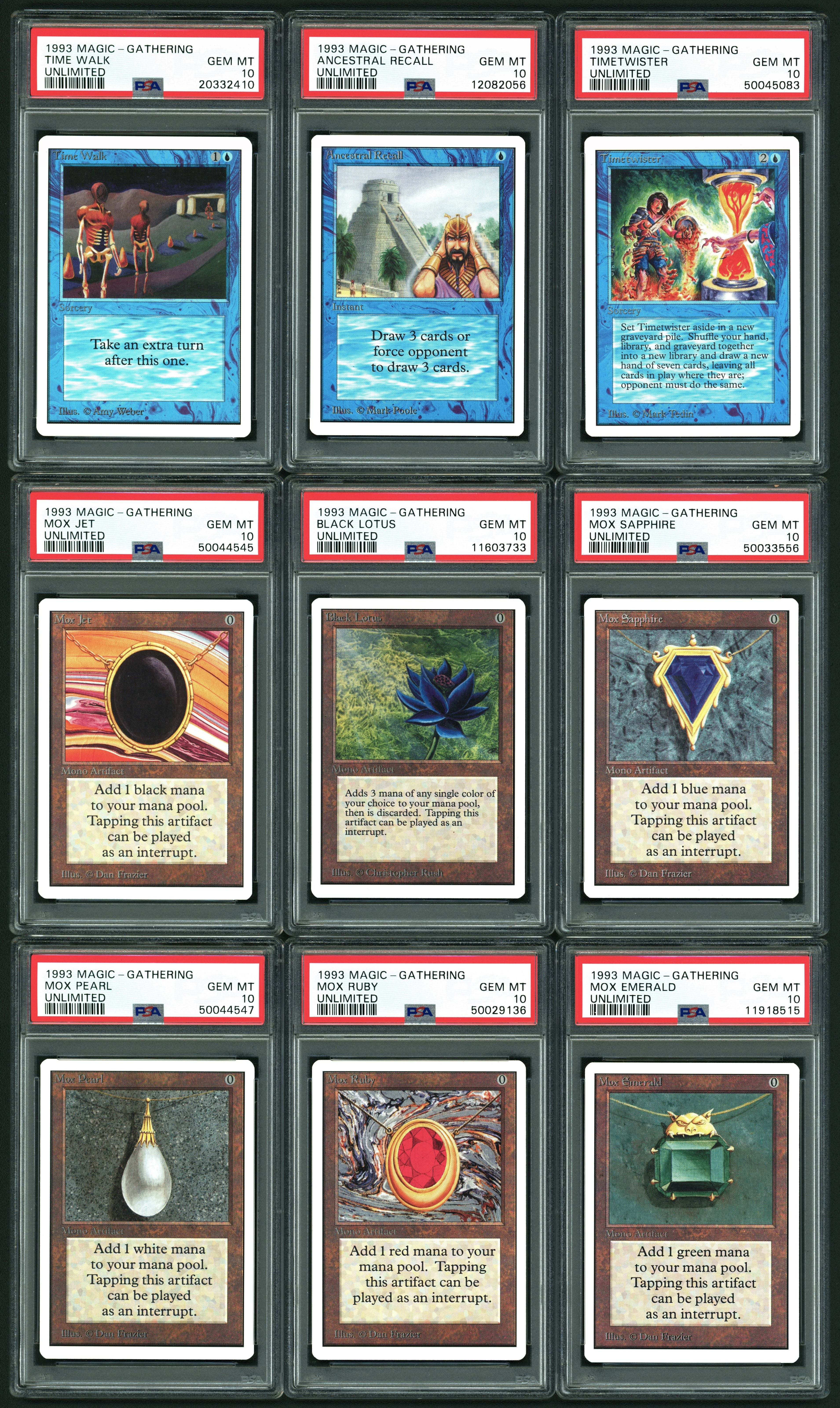 Power 9 Set - Unlimited PSA 10