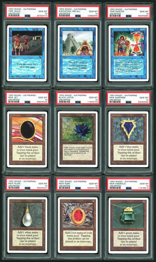 Power 9 Set - Unlimited PSA 10