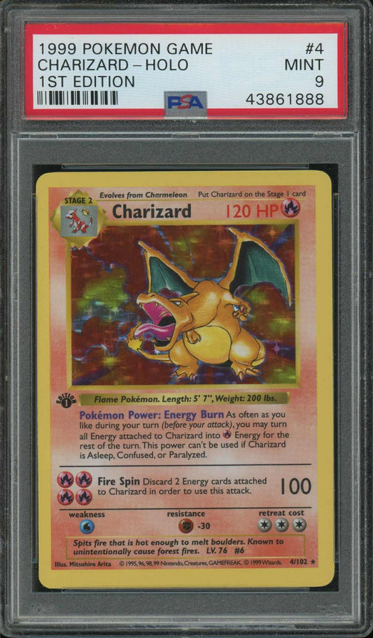Charizard - 1st Edition Base Set PSA 9 - 43861888