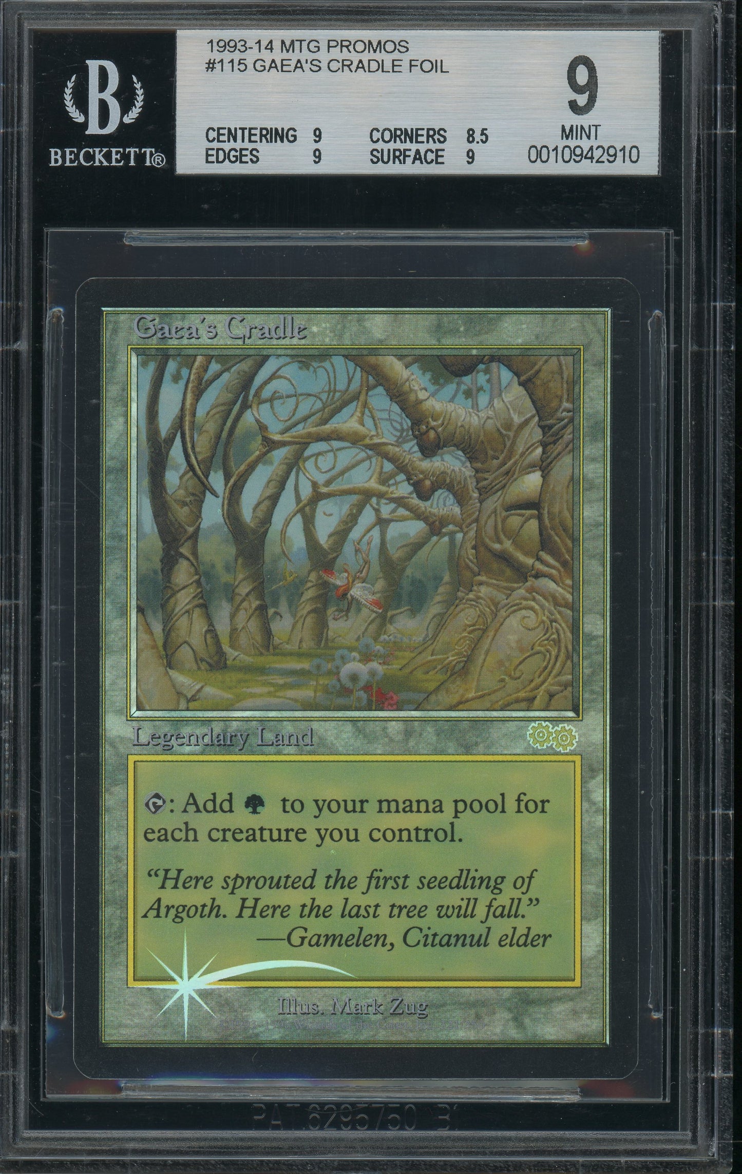 Gaea's Cradle - Judge Promo Foil BGS 9 - 10942910