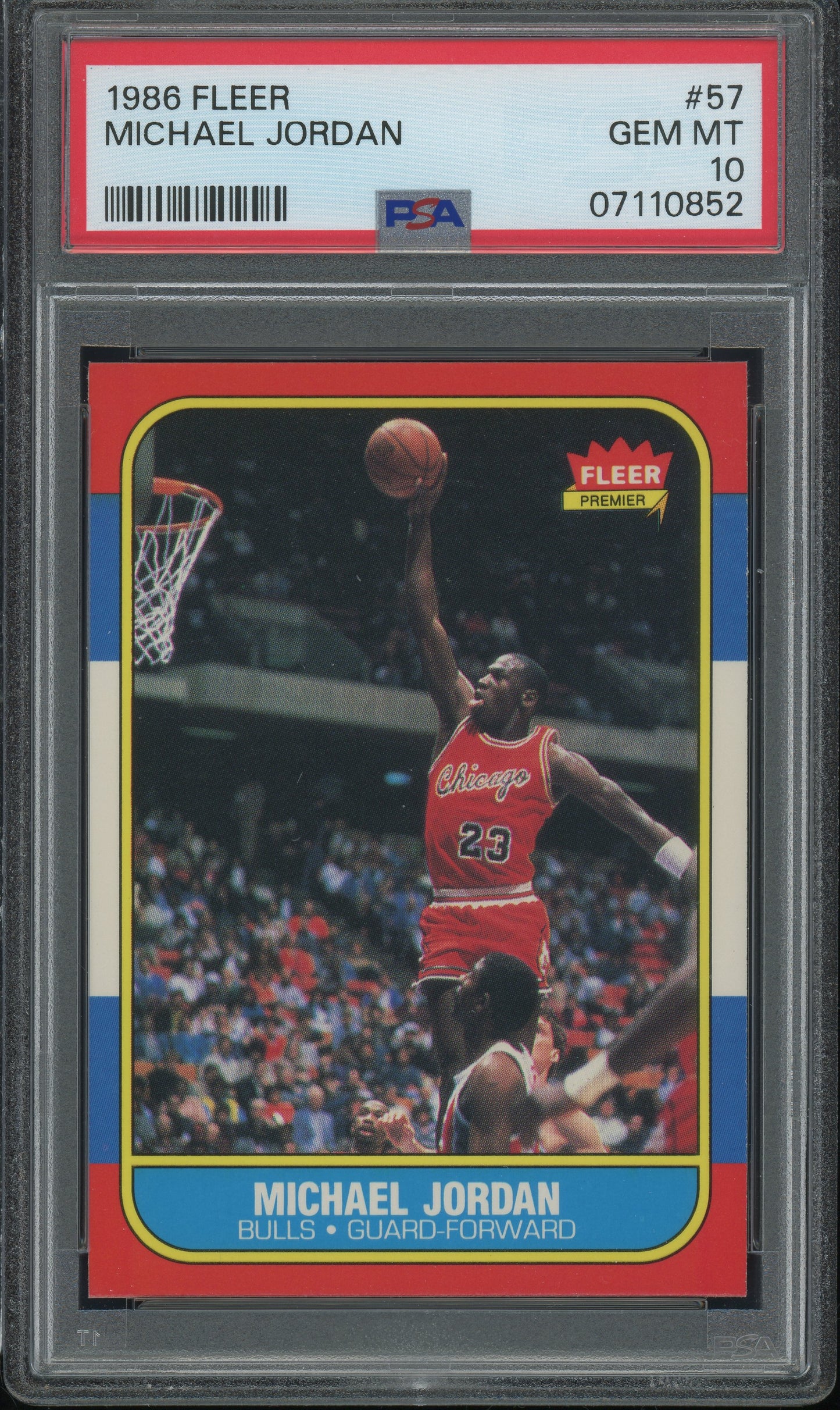 Michael Jordan - 1986 Fleer PSA 10 - 7110852