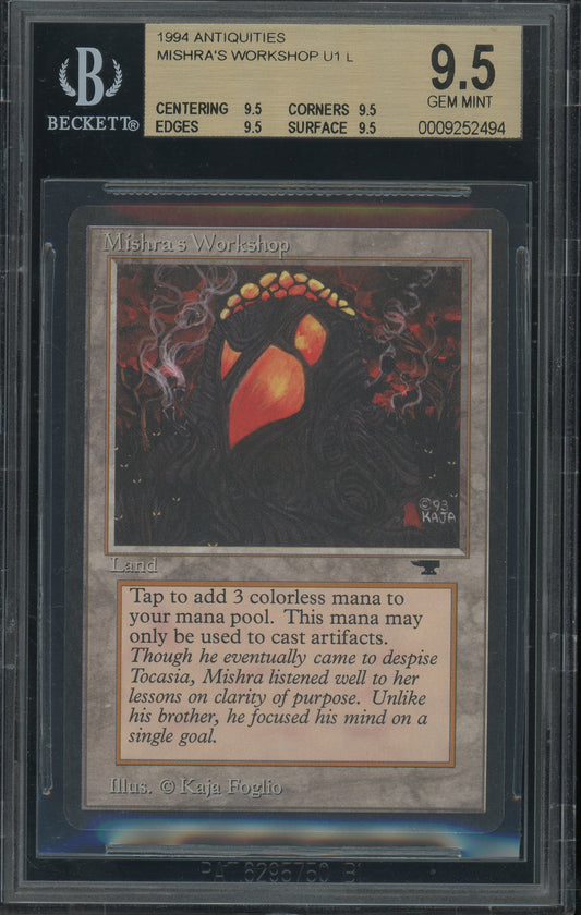 Mishra's Workshop - Antiquities BGS 9.5 Quad - 9252494