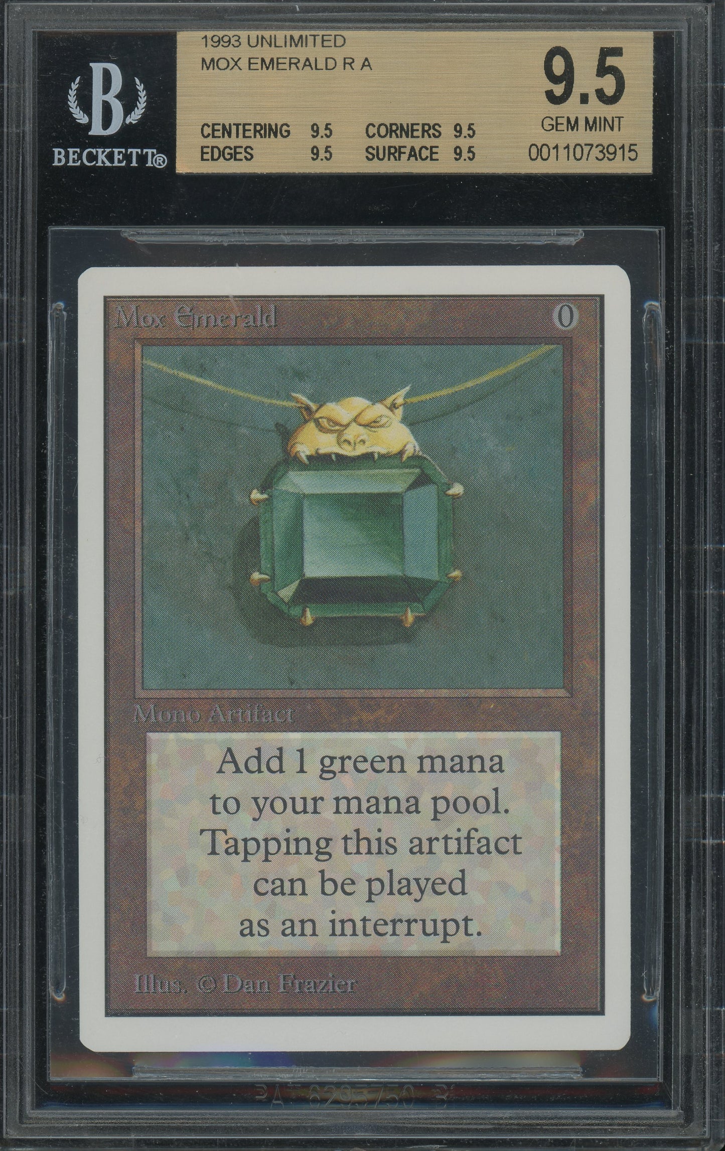 Mox Emerald - Unlimited BGS 9.5 Quad - 11073915