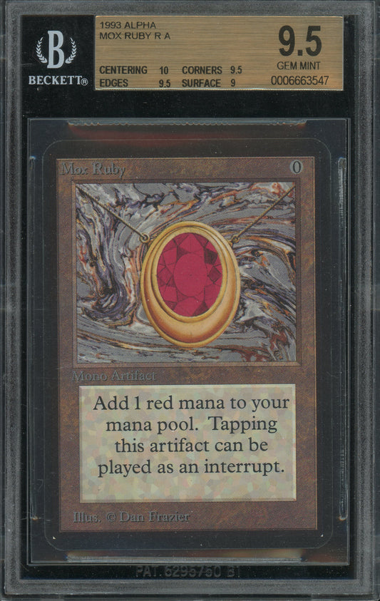 Mox Ruby - Alpha BGS 9.5 - 6663547