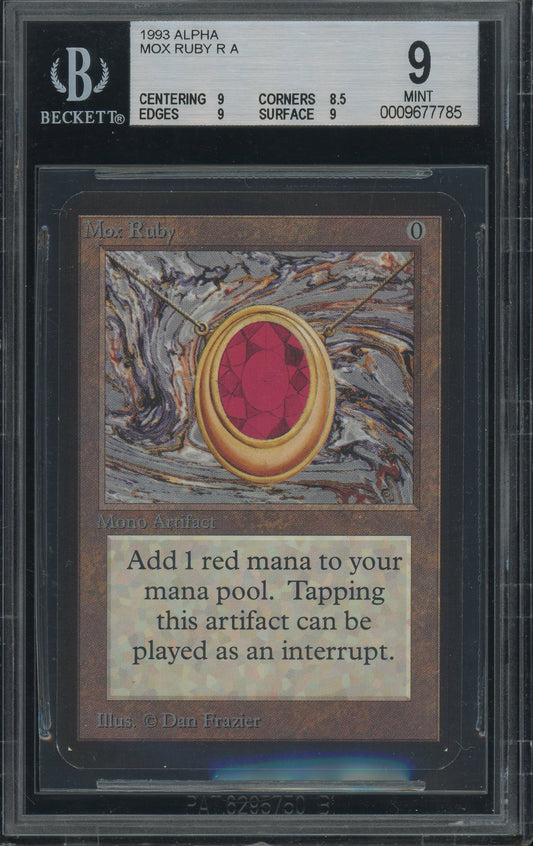 Mox Ruby - Alpha BGS 9 - 9677785