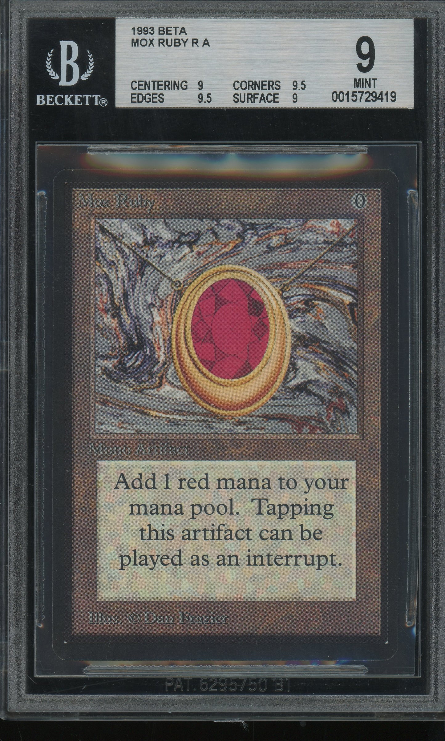 Mox Ruby - Beta BGS 9 - 15729419