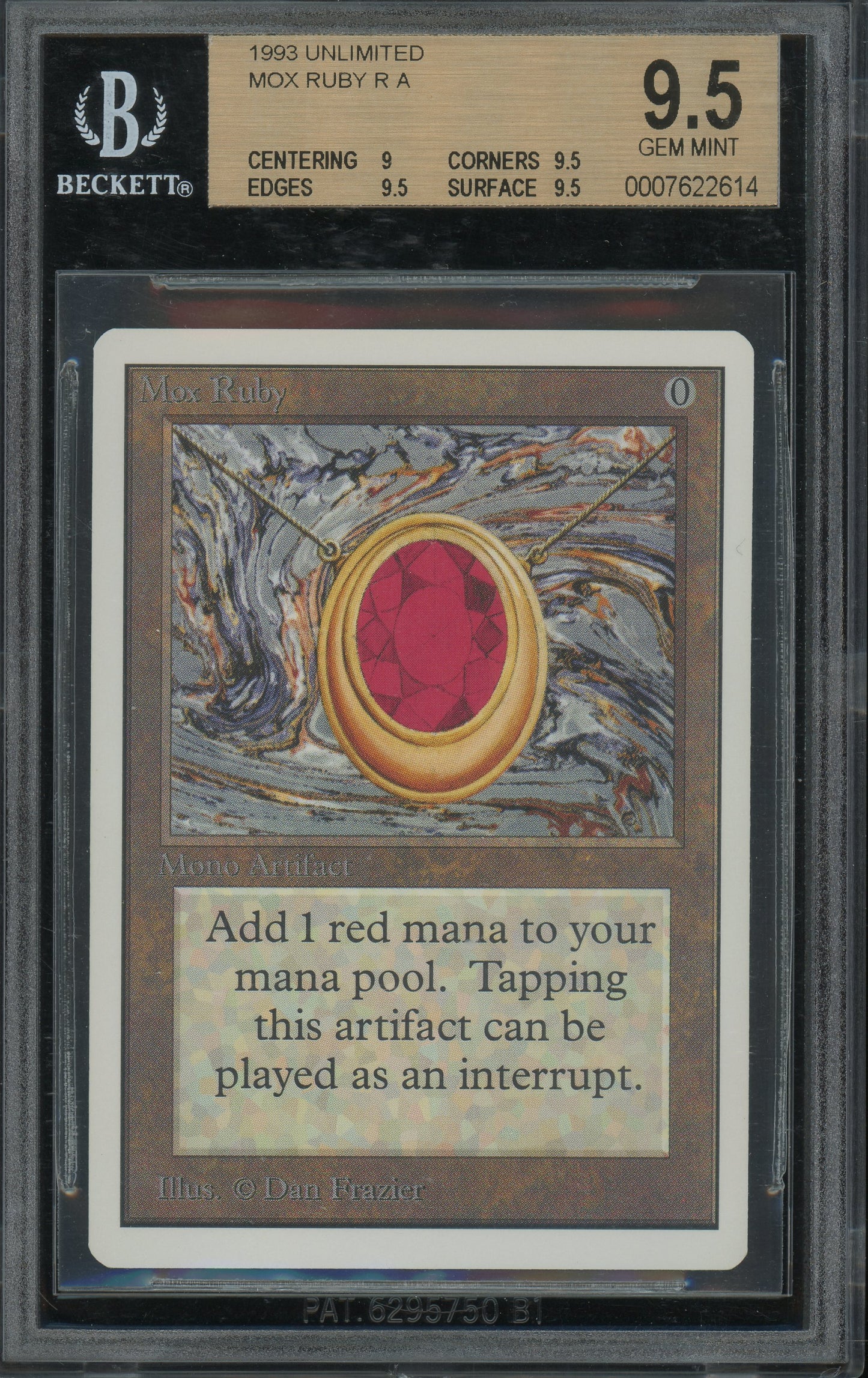 Mox Ruby - Unlimited BGS 9.5 - 7622614