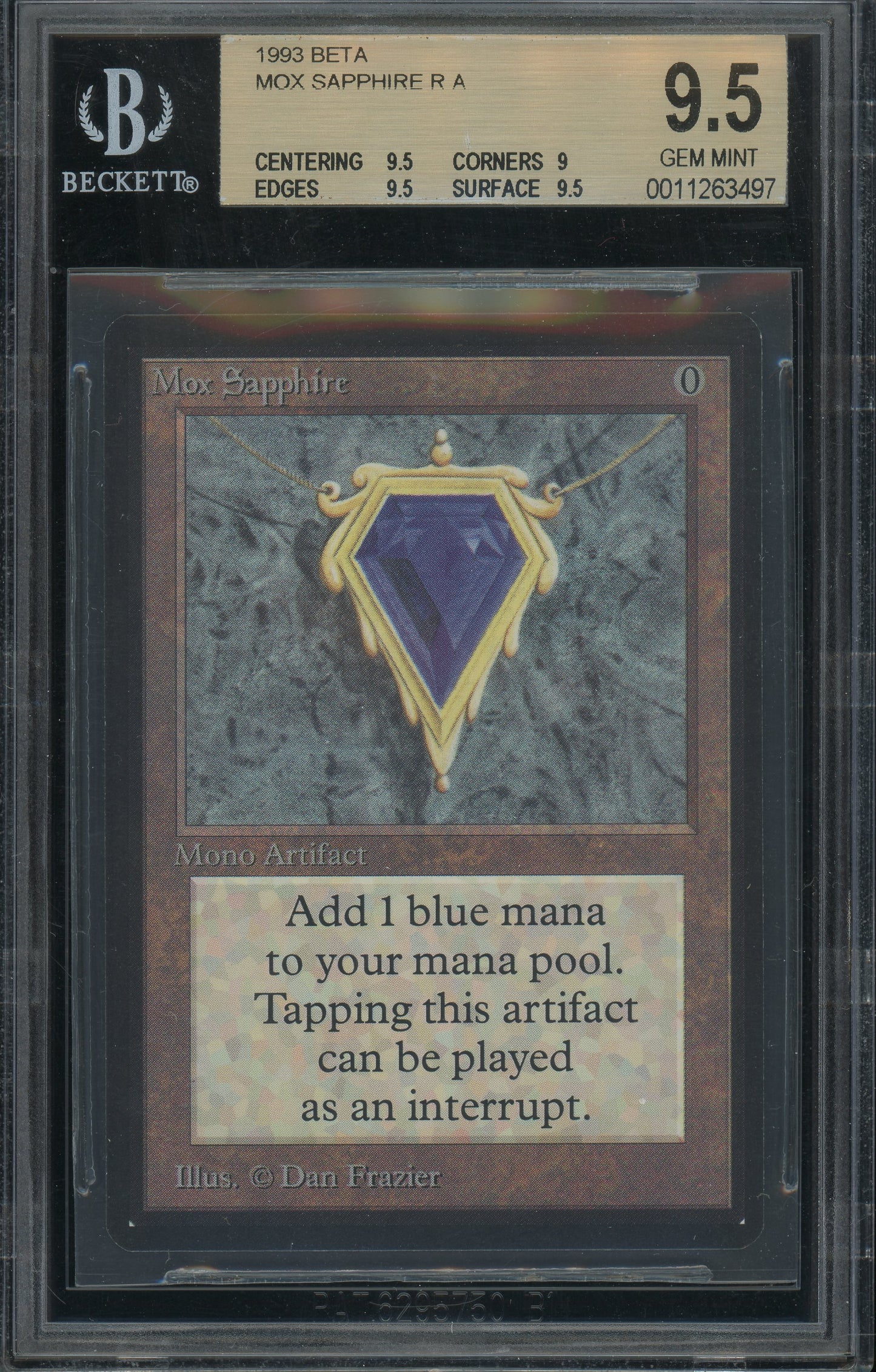 Mox Sapphire - Beta BGS 9.5 - 11263497