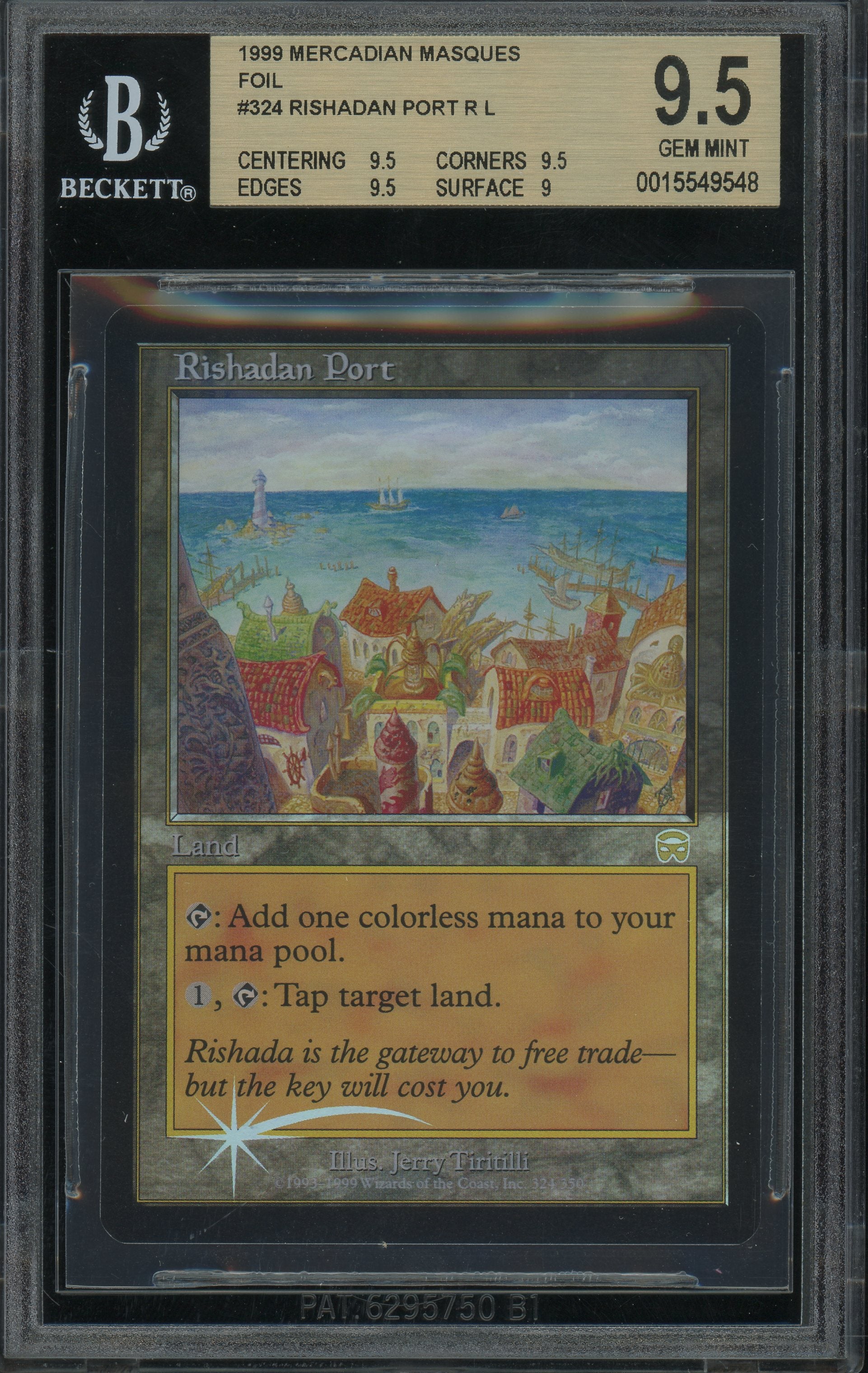 Rishadan Port - Mercadian Masques Foil BGS 9.5 - 15549548