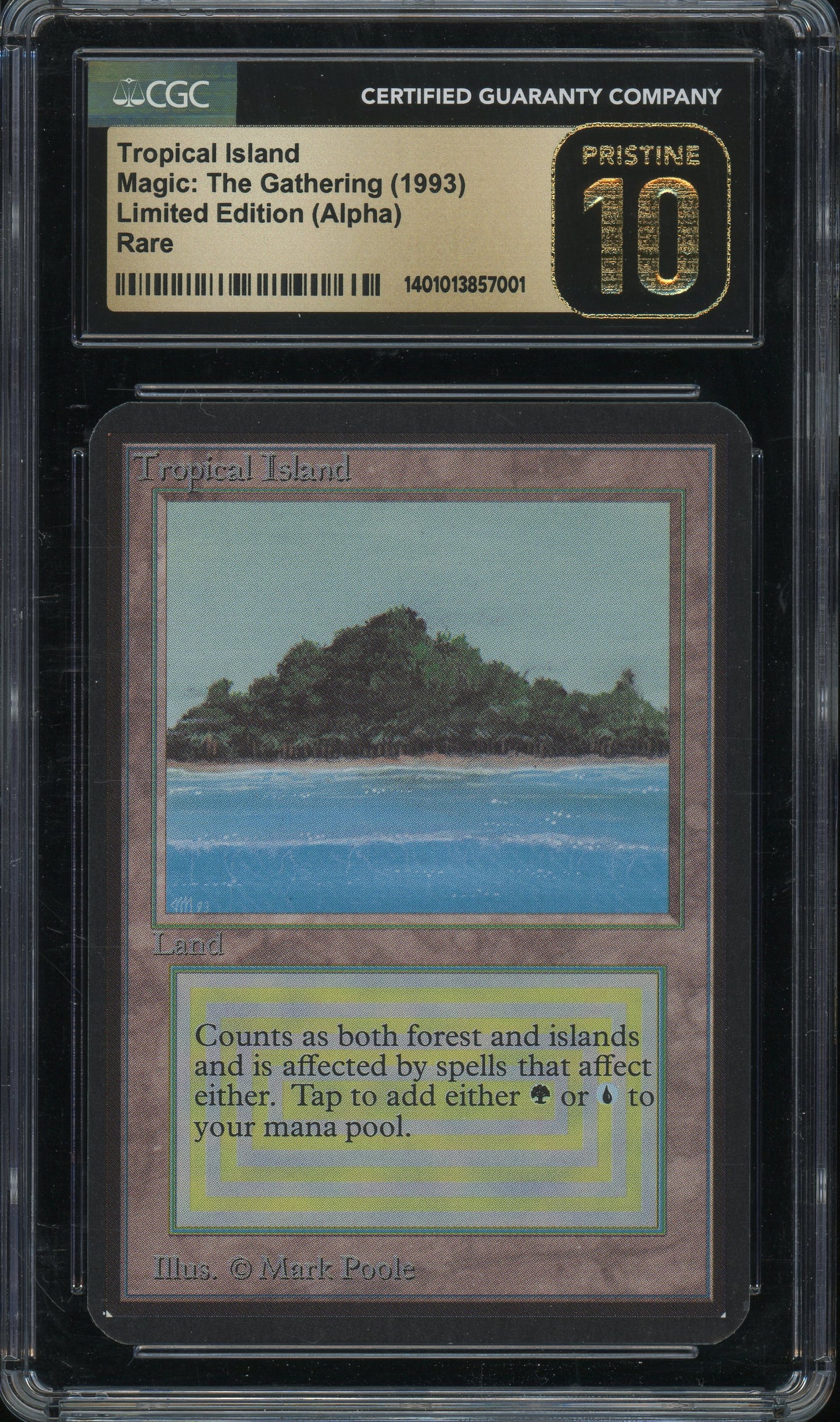 Tropical Island - Alpha CGC 10 Pristine - 1401013857001