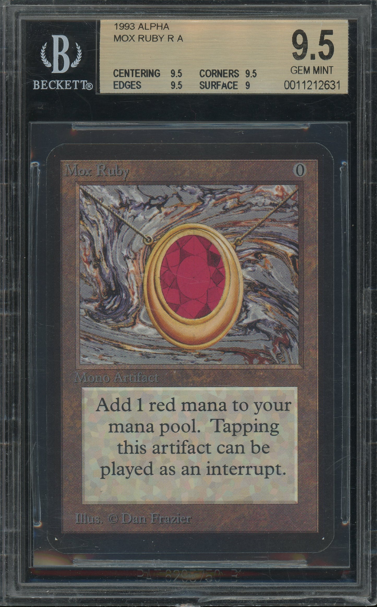 Mox Ruby - Alpha BGS 9.5 - 11212631