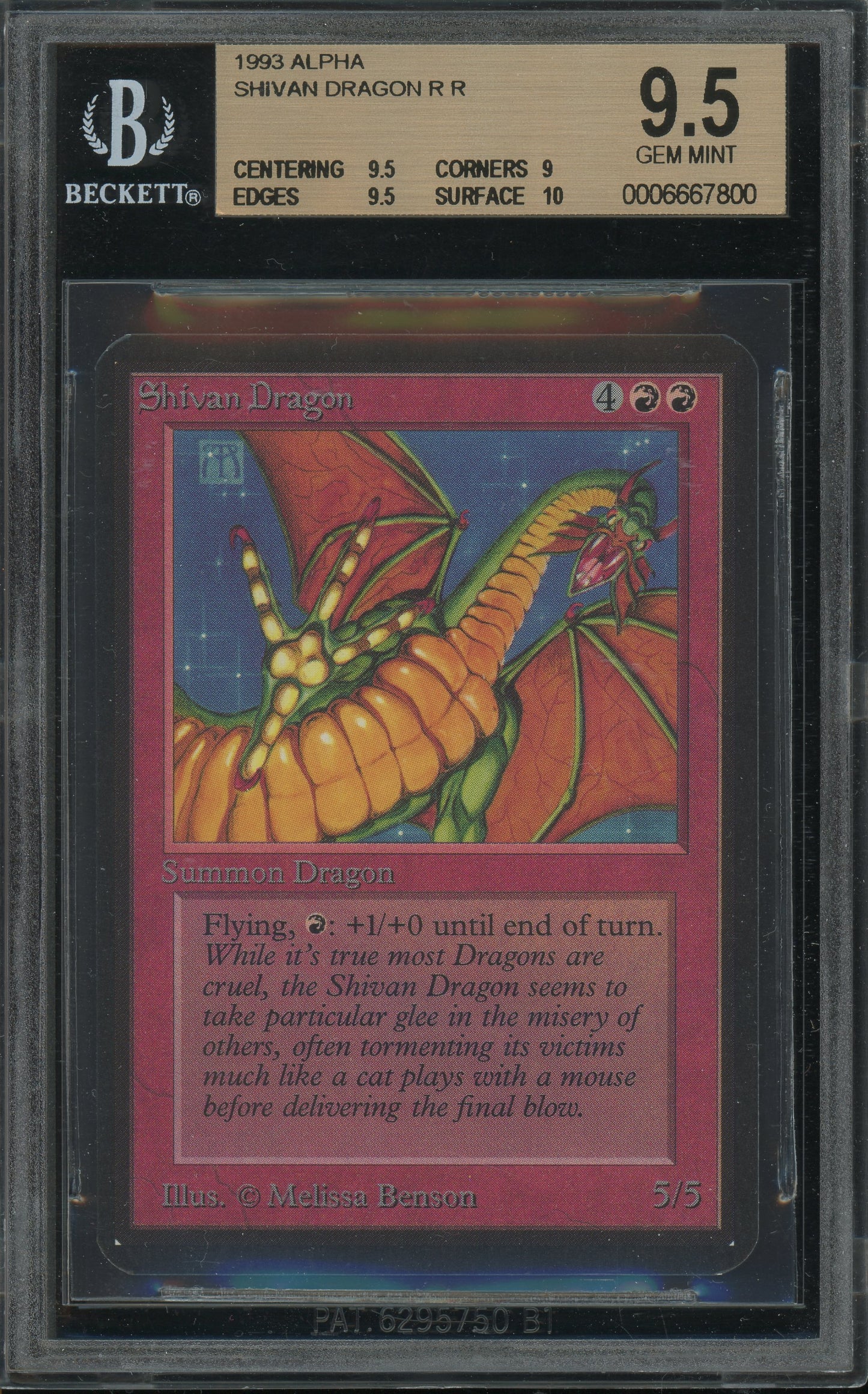 Shivan Dragon - Alpha BGS 9.5 - 6667800