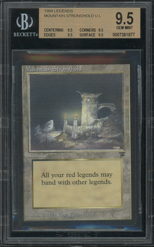 Mountain Stronghold - Legends BGS 9.5 Quad+ - 7361877