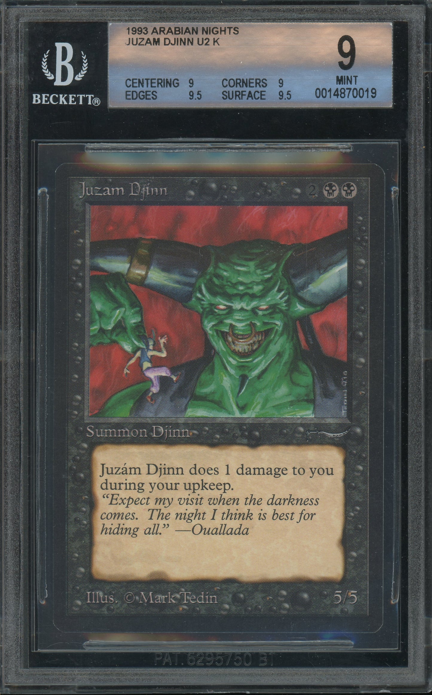 Juzam Djinn -  Arabian Nights BGS 9 Quad++ - 14870019