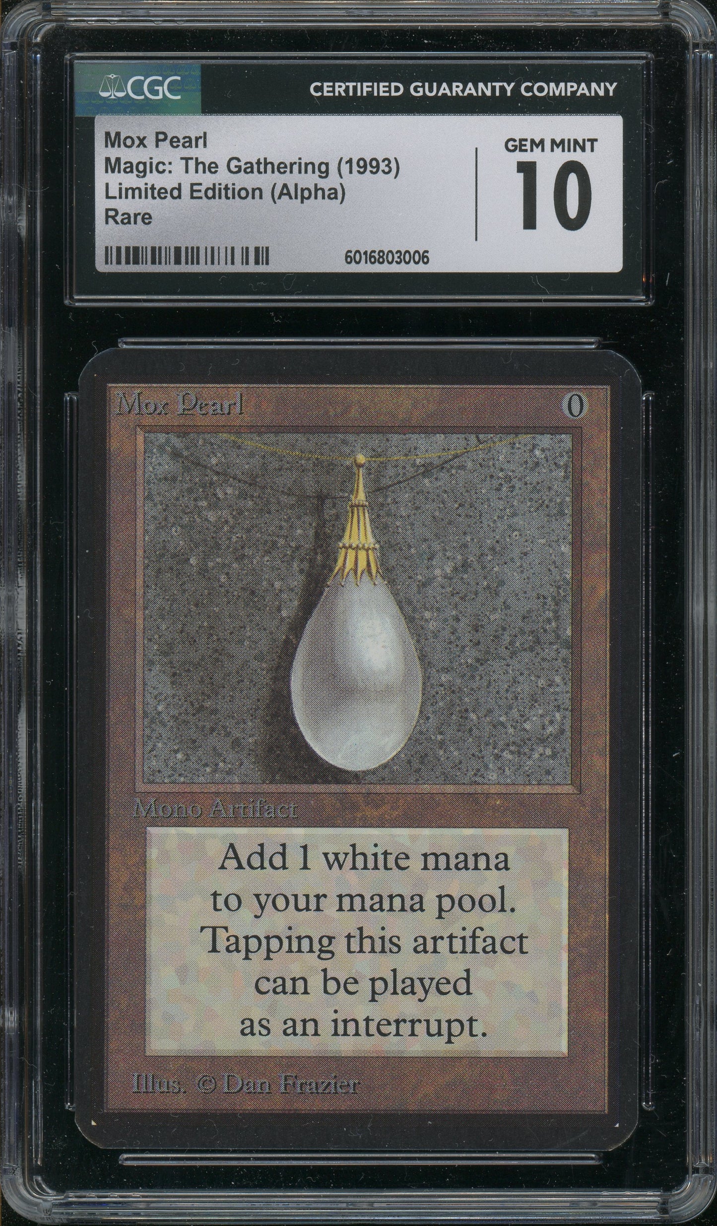 Mox Pearl - Alpha CGC 10 - 6016803006