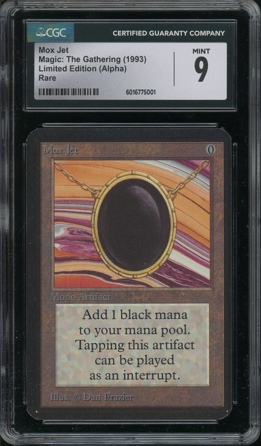Mox Jet - Alpha CGC 9 - 6016775001