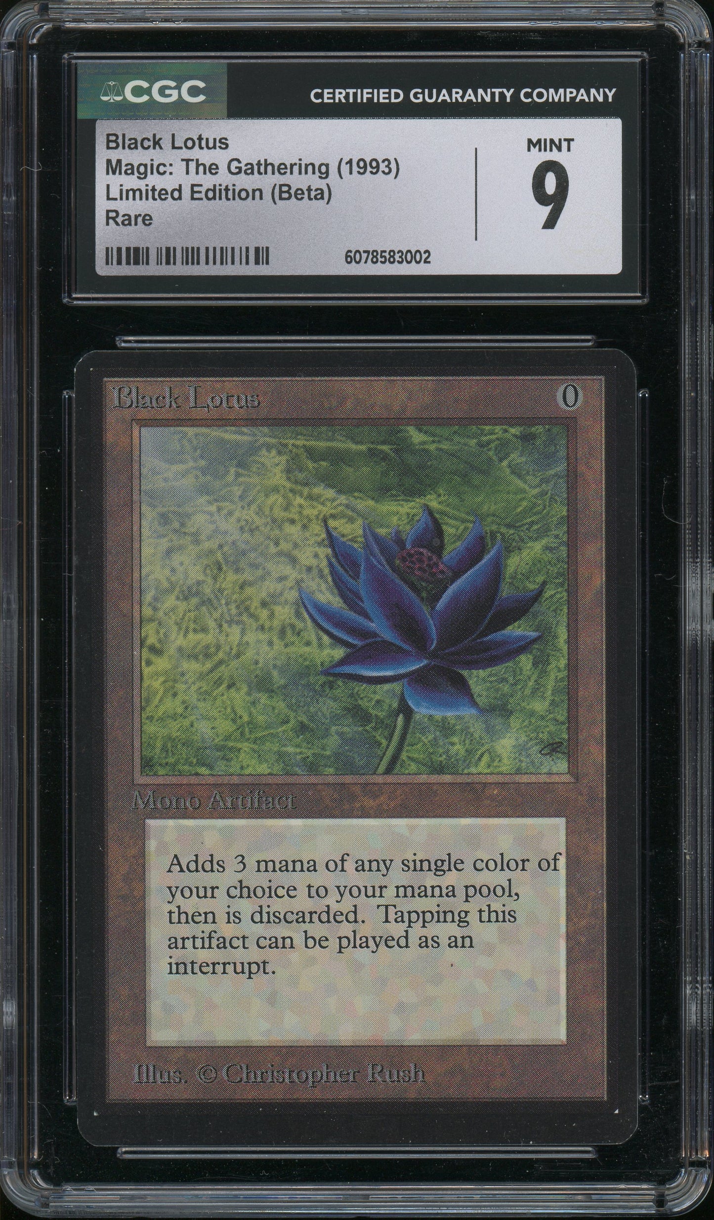 Black Lotus - Beta CGC 9 - 6078583002