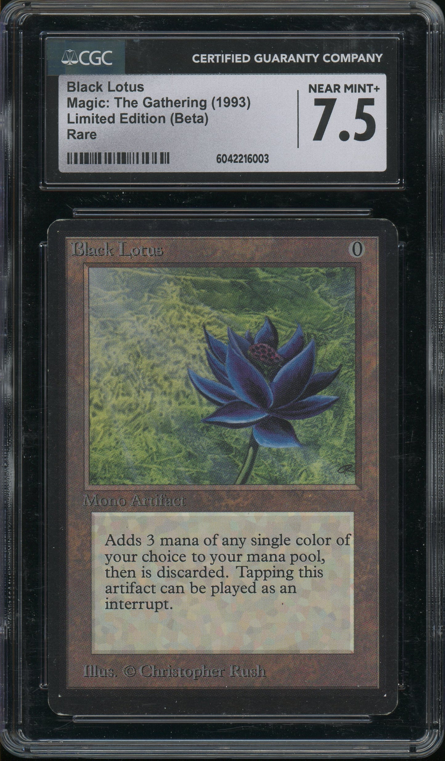 Black Lotus - Beta CGC 7.5 - 6042216003