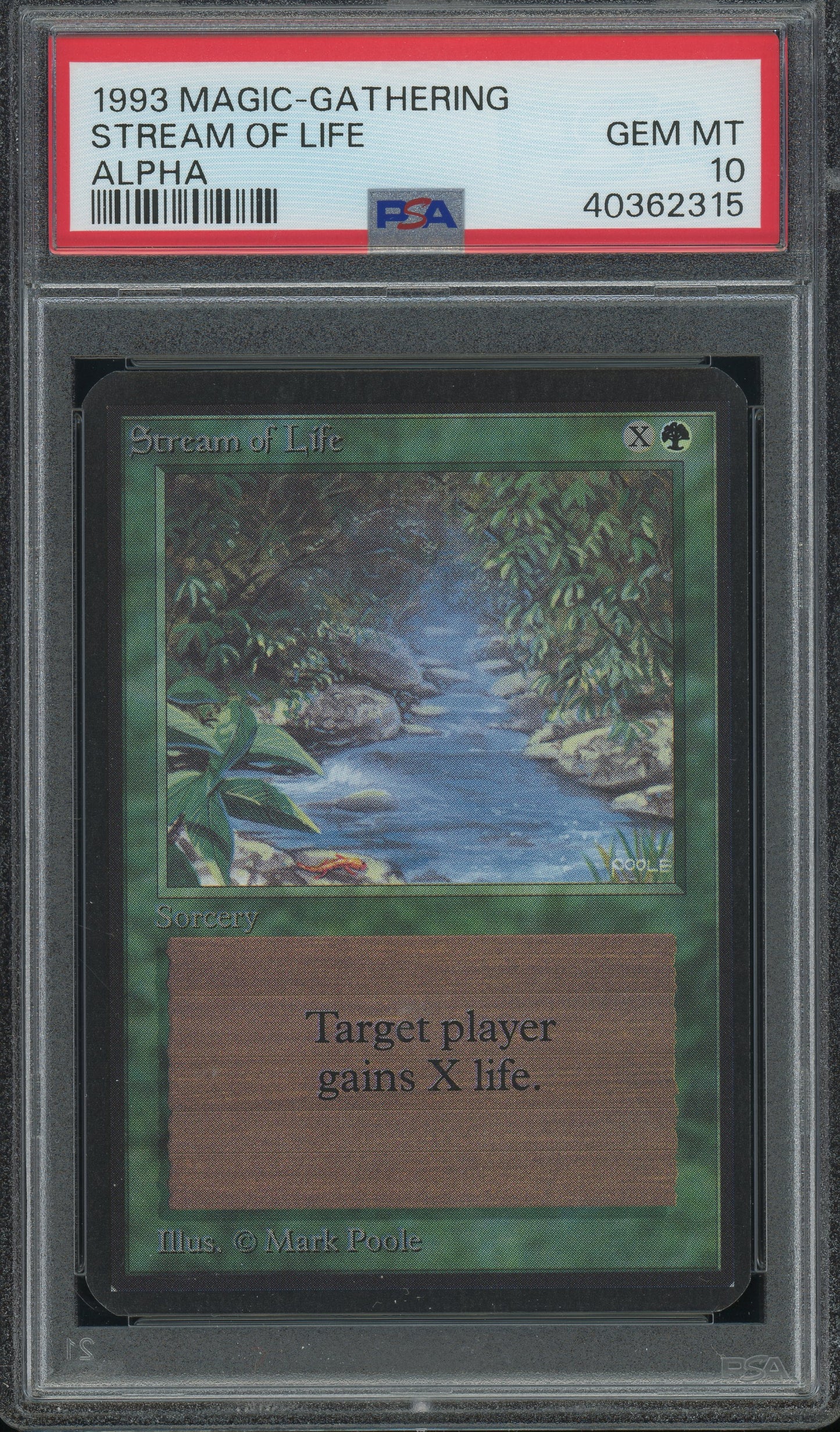 Stream of Life - Alpha PSA 10 - 40362315