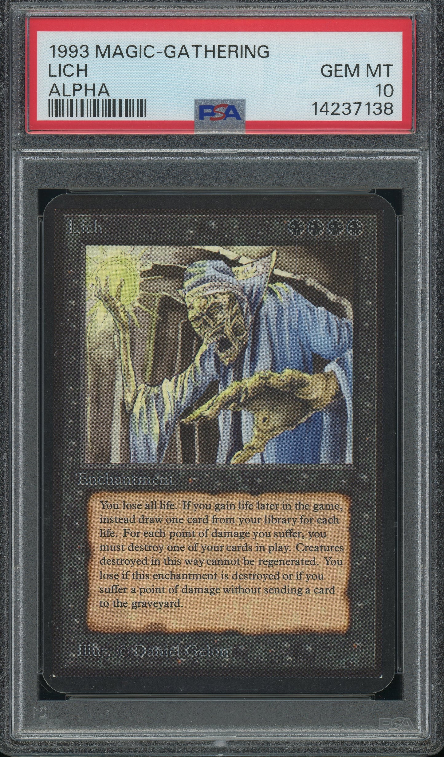 Lich - Alpha PSA 10 - 14237138