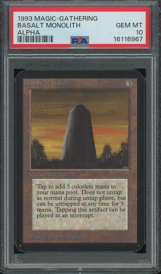 Basalt Monolith - Alpha PSA 10 - 16116967