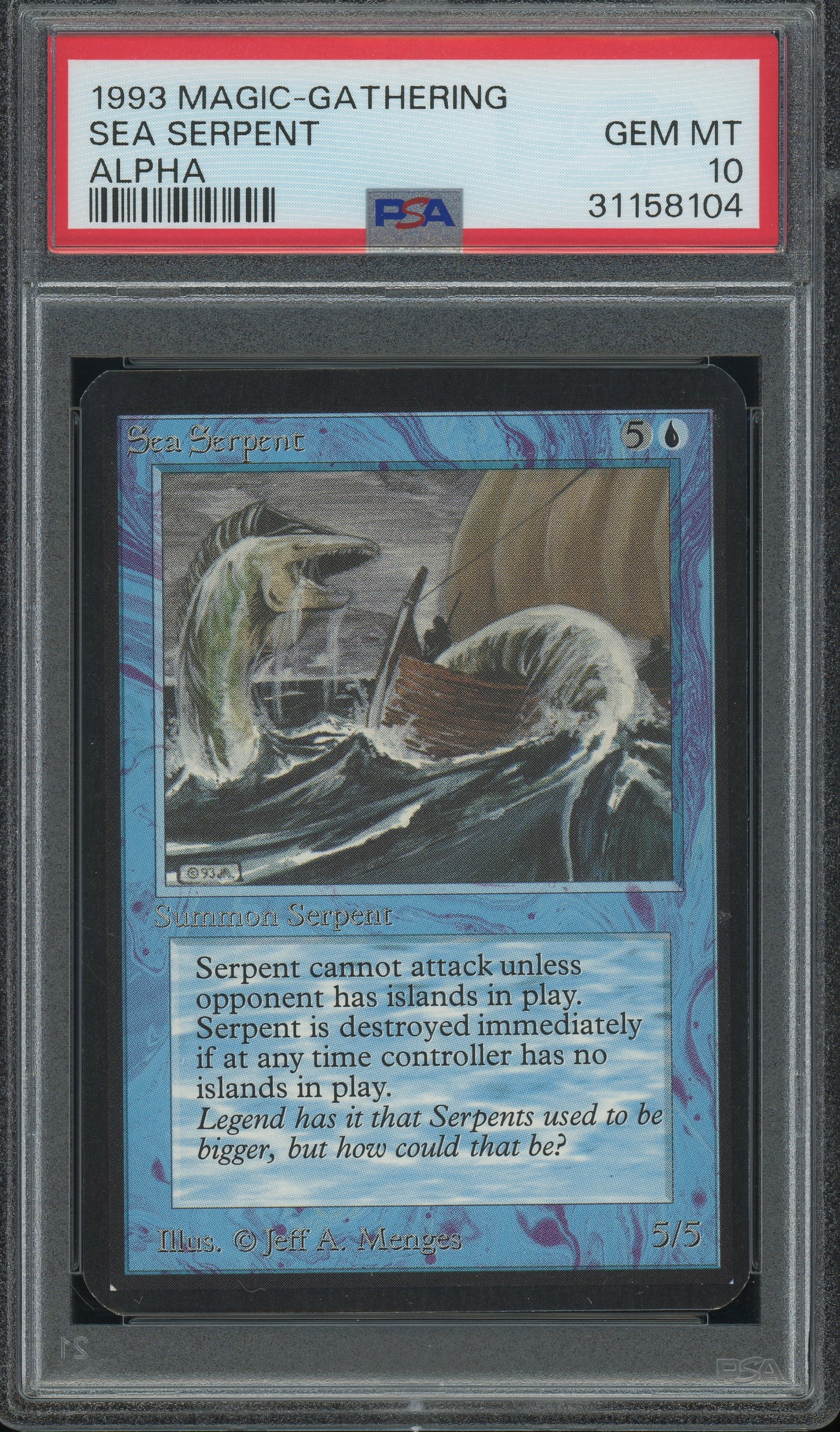 Sea Serpent - Alpha PSA 10 - 31158104