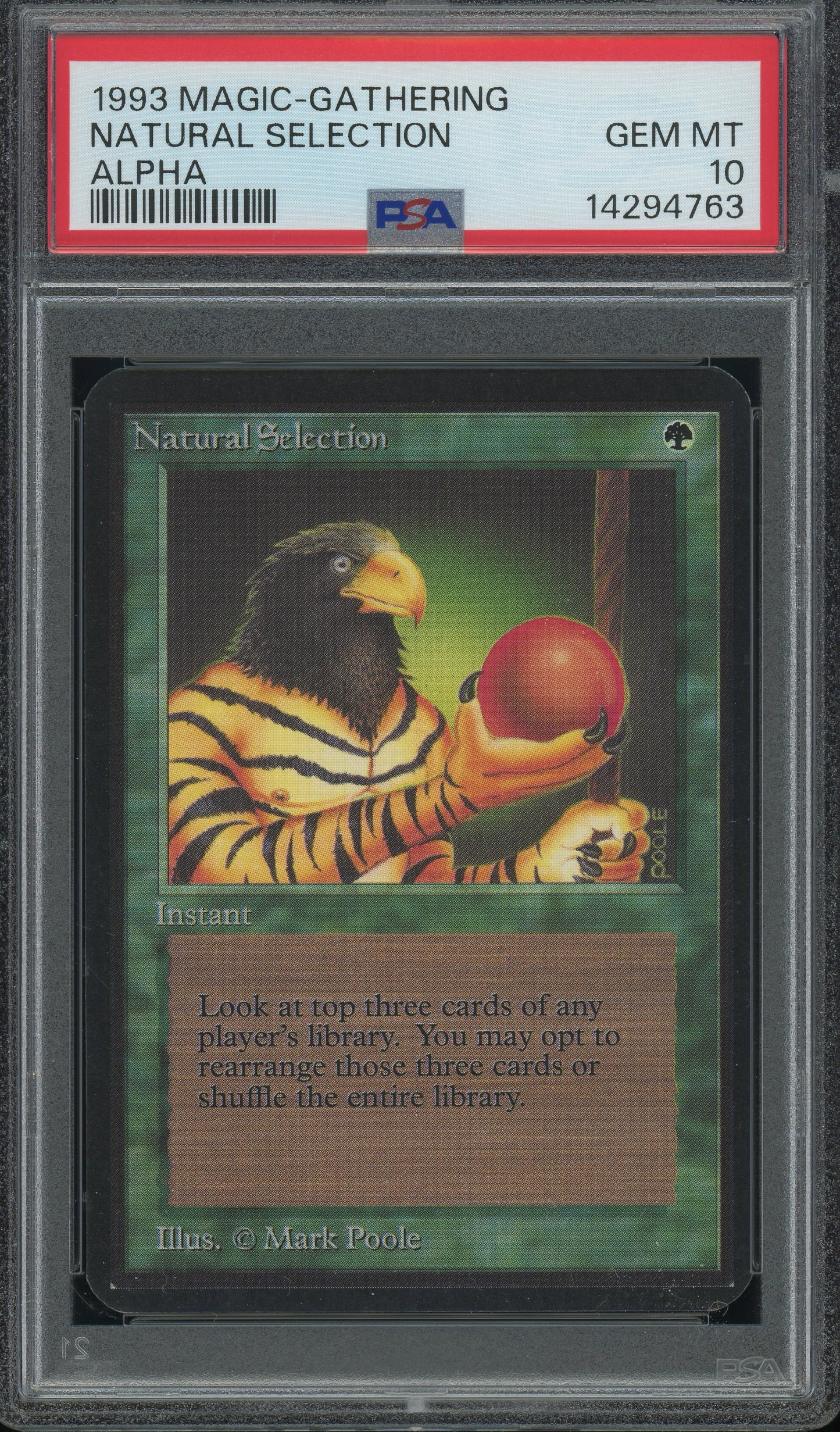 Natural Selection - Alpha PSA 10 - 14294763