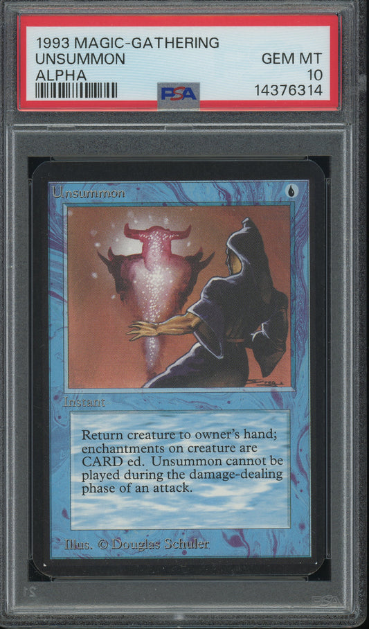 Unsummon - Alpha PSA 10 - 14376314