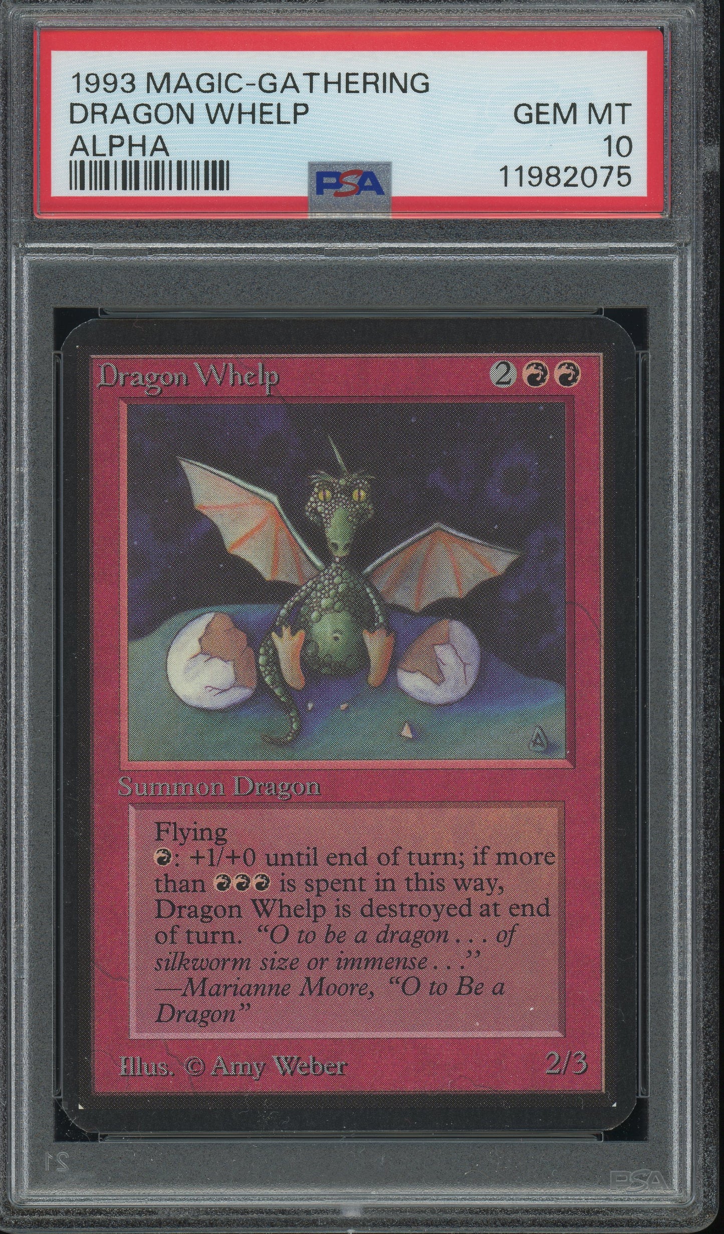 Dragon Whelp - Alpha PSA 10 - 11982075