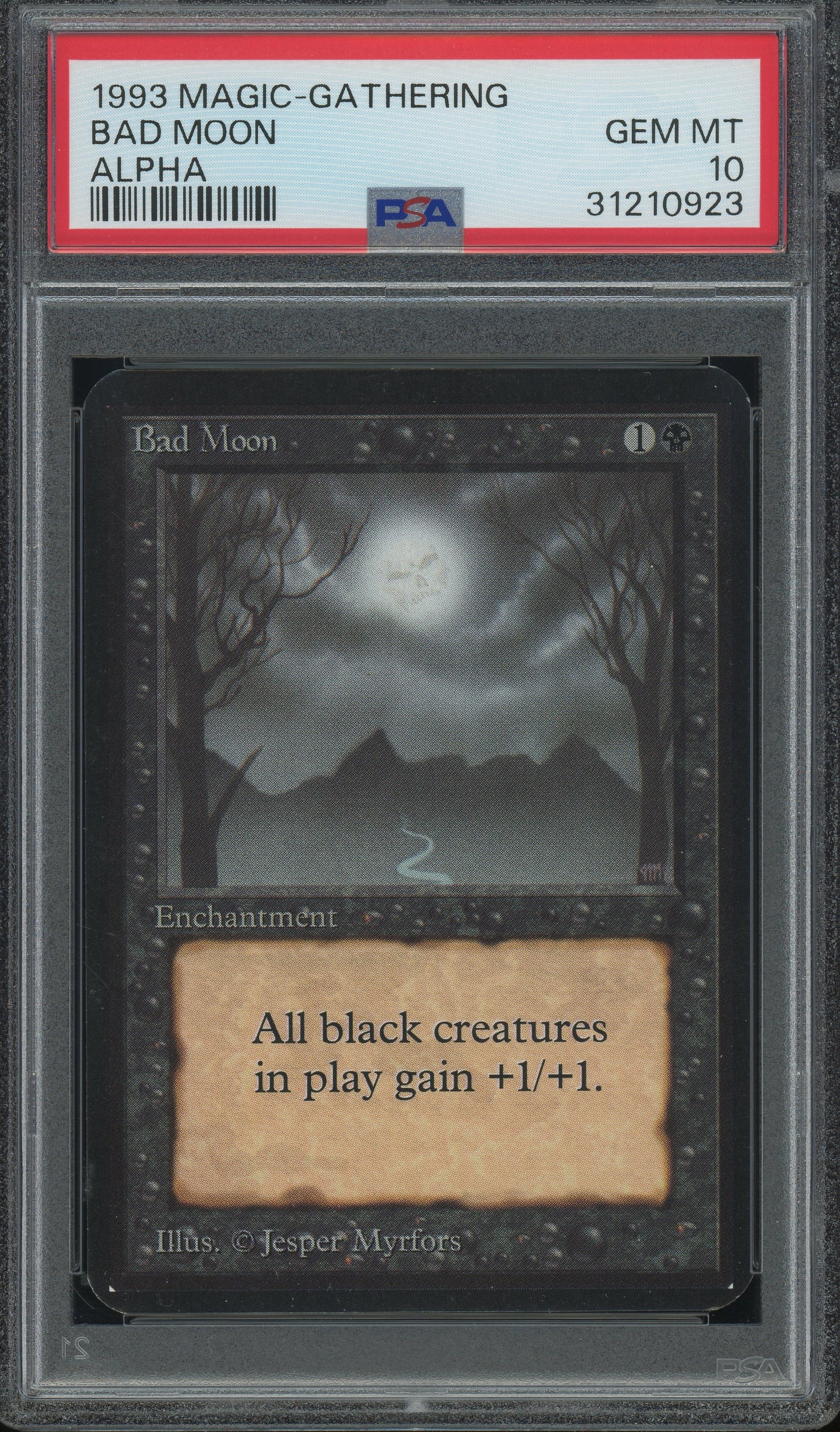 Bad Moon - Alpha PSA 10 - 31210923