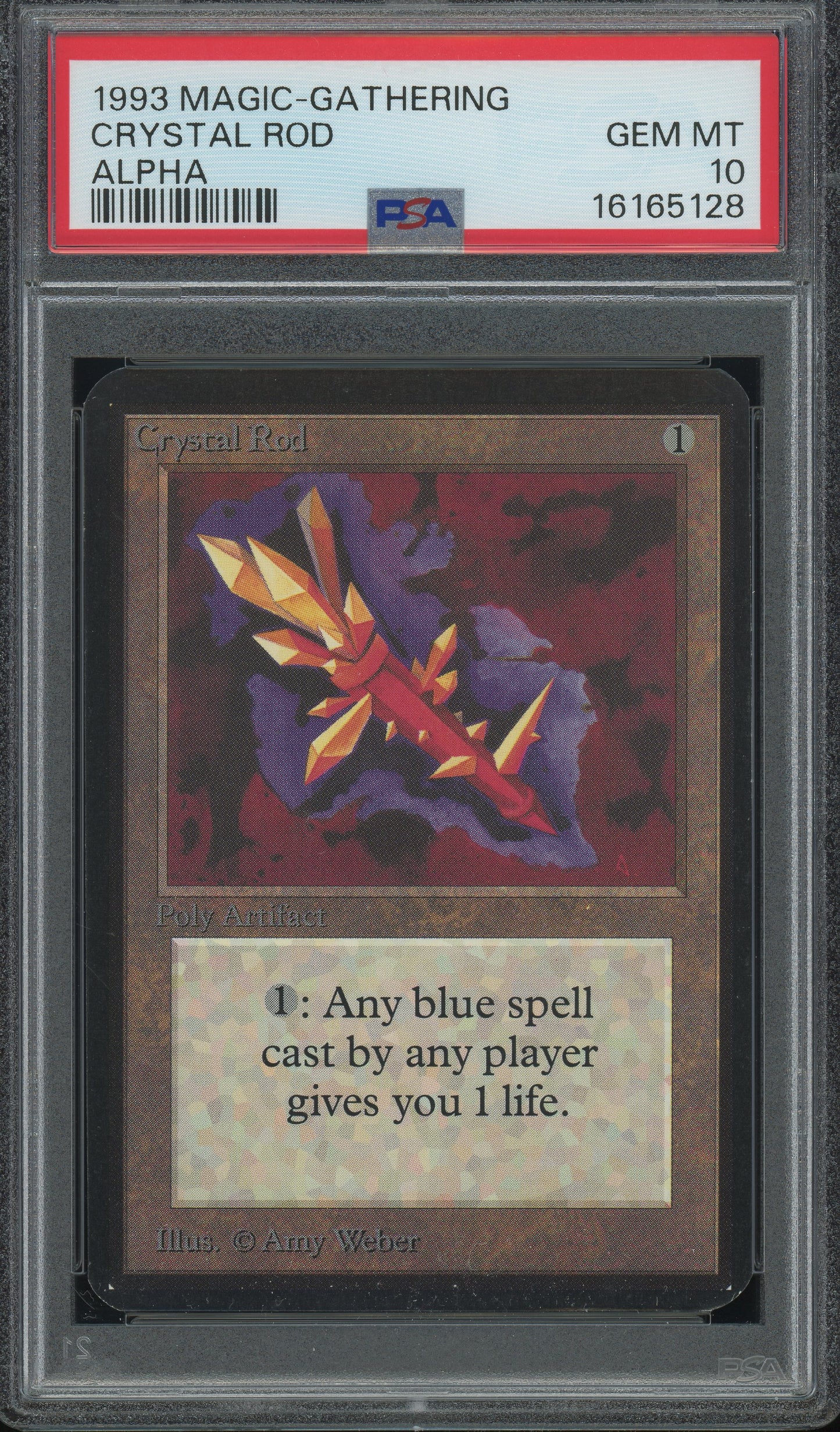 Crystal Rod - Alpha PSA 10 - 16165128